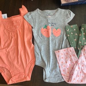 Carters Baby Girl Berry Bundle